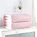 Produktbild TianranRT Doppelte Tagesdecke,Flanell Luxus Teppiche Weiche Und Leichte Mikrofaserteppiche Bequem Und Weich Einfarbige Heimtextilien,Pink