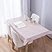 Produktbild DOTBUY Tischdecke Garten, abwaschbar Tischtuch PVC tischdecke Wasserdicht Pflegeleicht Fleckschutz Farbe & Größe wählbar ideal für Party, Catering, Vereinsfeier, Geburtstag (137 * 90 cm, Rosa Gitter)