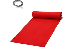 Gohytal Röd matta, 100 x 500 cm, röd matta löpare evenemangsmatta bröllopsmatta VIP-evenemangslöpare tävlingsmatta mottagning