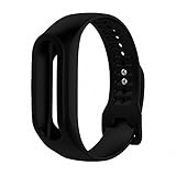 Chengstore Uhrarmband für TOMTOMs Uhr,Kompatibel mit Tomtom Touch-Fitness Tracker,Silizium material,Schwarz