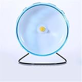 rueda para erizo Peso: 1kg. Pet Online Ejercicio hámster rueda stent plástico pequeño erizo animal caminadora grande, 21cm, azul