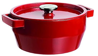 Pyrex Cocotte Ronde Slow Cook 6.3 L - Ø 28 Cm Rouge