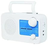 Tragbares Radio (leuchtendes blau, ideal für unterwegs,...