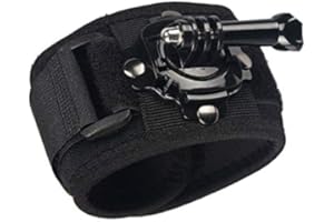 NMD&LR Soporte para Correa De Muñeca para Cámara, Soporte Ajustable para Cámaras Deportivas, Correa De Muñeca Giratoria Universal De 360 ​​Grados Adecuada para Accesorios Gopro Hero 9/8/7/6/5/4