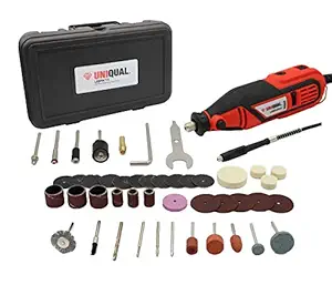 UniQual Rotary Mini Grinder Starter Kit for Drilling, Sanding, Cutting - 40 Pieces