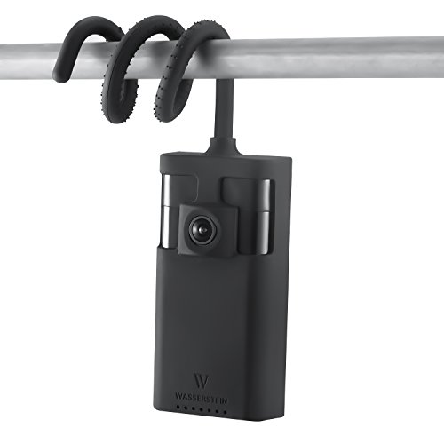 Versatile Twist Mount for Ring Stick Up Camera, Flexible Gooseneck-Like Mount - attach your camera wherever you like without tools or wall damage - by Wasserstein (Black)