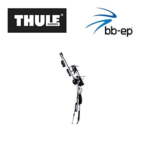 Einfacher Thule Heck-Fahrradträger 90505142 zum Transport von 2 Rädern auf der Heckklappe – passend für SKODA Octavia (Mk III) - 3