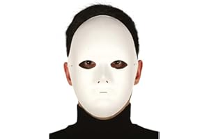 FIESTAS GUIRCA Guirca - Máscara Blanca de Halloween, Color 2895