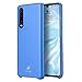 Produktbild SOOCX Huawei P30pro Business Schutzhülle P30 Hülle All Inclusive Kunstleder Rückenschale Anti-Herbst-Mode-Design Anti-Scratch Shockproof Telefonabdeckung (Color : Blue, Größe : P30)