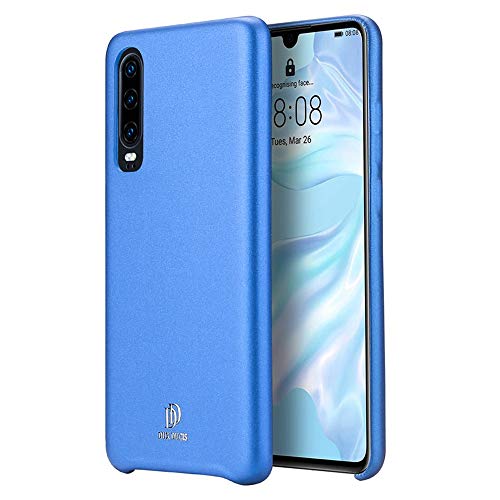 Preisvergleich Produktbild SOOCX Huawei P30pro Business Schutzhülle P30 Hülle All Inclusive Kunstleder Rückenschale Anti-Herbst-Mode-Design Anti-Scratch Shockproof Telefonabdeckung (Color : Blue, Größe : P30)