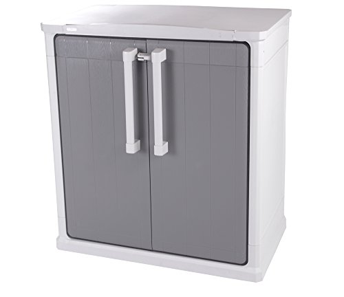 Keter Optima Outdoor Beistellschrank Mehrzweckschrank abschließbar wetterfest - 3