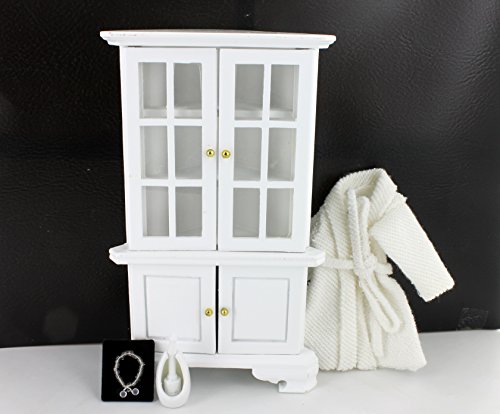 Preisvergleich Produktbild Eckschrank, Bademantel, Schmuck und WC-Bürste