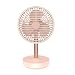 Produktbild Tianya | NO-158 Mini-Fan | Tragbarer Tischventilator USB Mini Electric Fan Tischventilator 4-Gang Wind Einstellbar | Wiederaufladbare Kapazität 4000 mAh Lüfter | Weiß, Blau | Weiß, Rosa, Grün