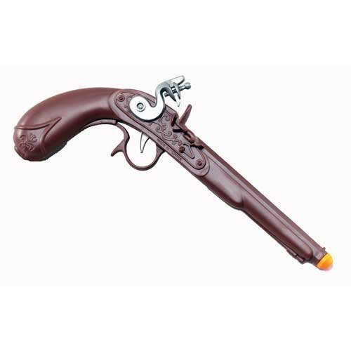 2 X Carribean Pirate Fancy Dress Toy Pistol Gun