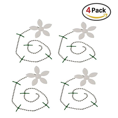 Haarfänger für Abfluss, Yoofit Badewannen Abfluss kette [4 Pack] Haar Blocker, gegen Verstopfen, Haar Entferner, Schutz vor Verstopfen