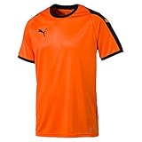 jersey naranja Transferencia térmica PUMA Liga Jersey Camiseta, Hombre, Naranja (Golden Poppy/Black), XL