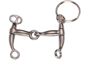 ‎ARBO-INOX ARBO-INOX Schlüsselanhänger Mini-Kandaren-Gebiss silber Reitsportzubehör