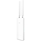 Cudy LT400 Outdoor 4G LTE Wi-Fi Router, IP65 Hava Koşullarına Dayanıklı, 150Mbps Mobil İnternet, PoE Desteği, Nano SIM, Dış M
