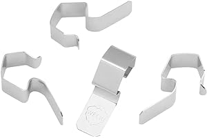 Weck Einweck - Klammern (passend zu den Weck-Rundrandgläsern: 120, 100, 80, 60, 40, zum Aufbewahren von Vorräten) 1 pack 12 stück