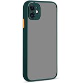 GGM GİYİM &amp; AKSESUAR iPhone 11 ile Uyumlu Arka Kısmı Mat Şeffaf Yapıya Sahip Kenarları Silikon Tpu Malzemeden &Uuml;retilmiş Renkl