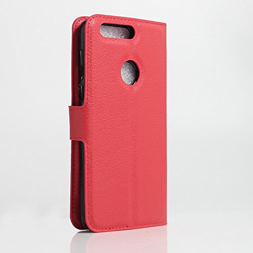 UMIDIGI London 5.0 Hülle, IVSO Hohe Qualität Advanced Shock Absorption Technology Case Folio Tasche Cover für UMIDIGI London 5.0 Smartphone (für UMIDIGI London, Rot) - 2