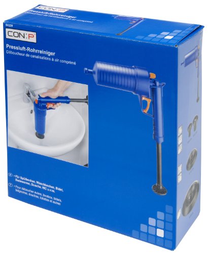 CON:P SA220 Pressluft-Rohrreinigungspistole für Bad und Küche - 6