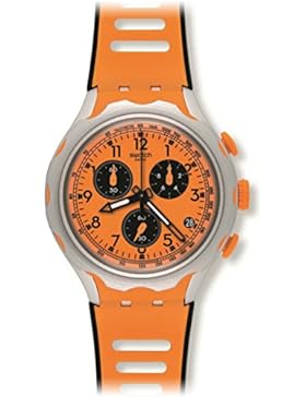Swatch Herren-Armbanduhr Chronograph Quarz Silikon YYS4010