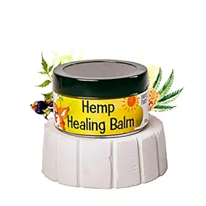 Happy Puppy Organics Hemp Healing Balm 50gm | Pet Supplies for Dogs | Relieves Itching & Hydrates Dry Skin | Made with Hemp Oil