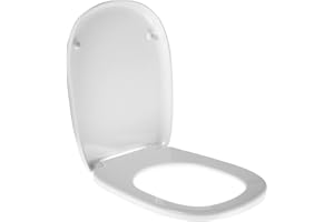 IDROTOP Deska sedesowa HIDRA MY WALL jak oryginalny termokurczliwy biały zamek błyskawiczny ze stali nierdzewnej