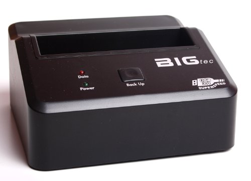 BIGtec USB 3.0 Super Speed up to 5Gbps Docking Station QuickPort für 2,5″ / 3,5″ SATA S-ATA HDD Festplatten mit Backup Funktion letsBFI - 9