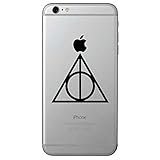 Harry Potter Deathly Hallows Symbol Phone Stickers [Pack of 2] by Custom Vinyl