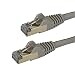 Produktbild StarTech 6ASPAT50CMGR Cat6a Ethernet Kabel - geschirmt (STP), 0.5 m Grau