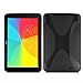 Produktbild Cadorabo Hülle für LG G-Pad 10.1 Hülle in Handyhülle aus flexiblem TPU Silikon im X-Line Design Silikonhülle Schutzhülle Soft Back Cover Case Bumper Oxid Schwarz