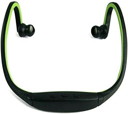 Kasstino Wireless Bluetooth Headset SPORT Stereo Headphone Earphone for iPhone Samsung LG (Black &amp; Green)