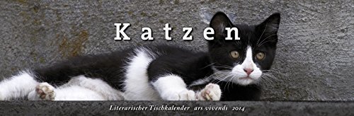 Literarischer Tischkalender Katzen 2014
