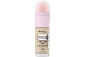 Maybelline New York - Perfecteur de Teint Illuminateur 4-en-1 - Base/Correcteur/BB Crème/Enlumineur - Fond de Teint Instant Glow Perfector 4-in-1 - Teinte : Light (01) - 20 ml