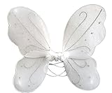 Hecho gratis y garantizado. Inception Pro Infinite 3 - 7 años - Accesorio para Disfraces - Disfraz - Carnaval - Halloween - Teatro - Alas de Mariposa - Hada - Blanco - Niña