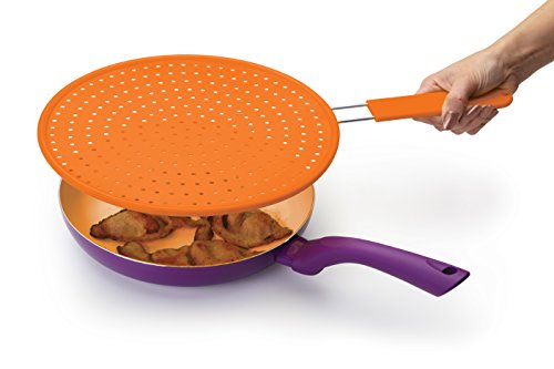 Colourworks Silikon-Spritzschutz, 28 cm – Orange - 2