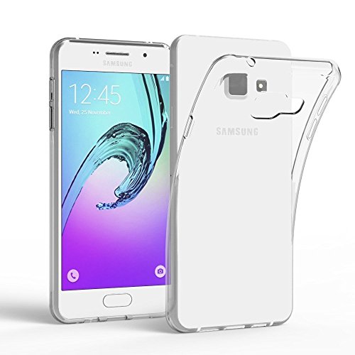 Samsung Galaxy A3 2016 A310 Funda  EJBOTH TPU Funda suave Flexible tel  fono protectora espalda Protecci  n integral cubierta transparente cobertura para Samsung Galaxy A3 2016 A310 - Antideslizante Rasgu  o Resistente Impermeable Dise  o de tamp  n de puntos