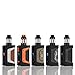 Produktbild GeekVape AEGIS 200W Legend Kit mit Aero Mesh Tank - Jetzt mit USB Ladefunktion und Firmware Upgrade - Wasserdicht, Stoßfest, Staubdicht, Neue und verbesserte Version - Kein Nikotin (Stealth Schwarz + 2 x 40A 3000 mAh Batterien)