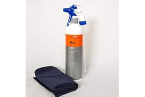 ‎VSTARNER Koch Chemie Eulex Klebstoff & Fleckentferner Baumharzentferner + Clean² Sprühkopf+ Microfasertuch Schwarz