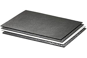 VBH Antidröhnfolie selbstklebende Bitumendämpfungsfolie 76 x 1000 mm - Schwarz, Wasserfest, Fenster, Streifen, Schallschutz