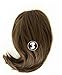 X&Y ANGEL -New Short Ponytail Hair Piece Extension Wavy Claw Clip In/on Hairpiece PM004 (light brown)