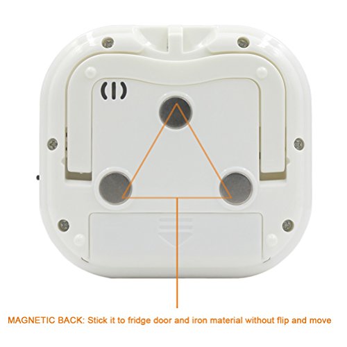 4 Stück Küche Timer, koocat Digitales Kochen Timer Uhr, großes LCD-Display, lauter Alarm, magnetischer Rückseite, Ständer [2017 Verbesserte Version] - 6