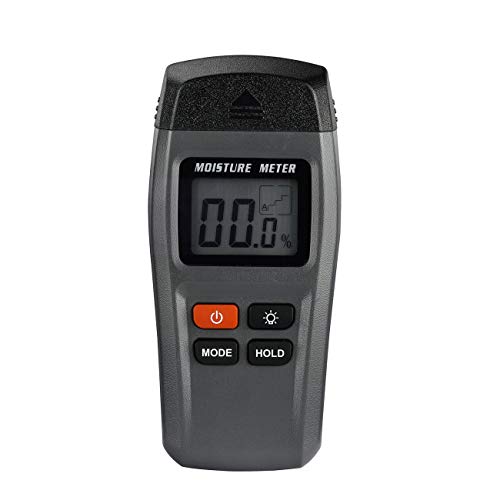 Preisvergleich Produktbild MT-15 LCD-Digital-Holzfeuchtemessgerät mit großem Bildschirm Feuchtigkeitsmessbereich 0~99,9% und Hintergrundbeleuchtung JBP-X