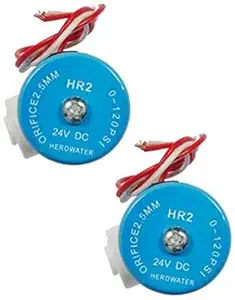 Macmillan Aquafresh  Polycarbonate Solenoid Valve 24V SV for RO Water Filters -Pack of 2