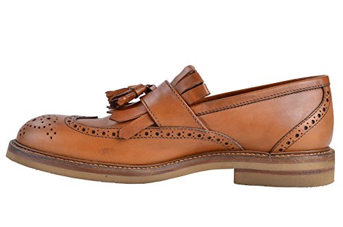 Preisvergleich Produktbild Brunello Cucinelli Schuhe Herren Hellbraun Leder Halbschuhe 42