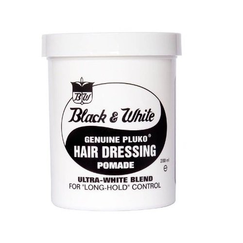 Black And White Pluko Hair Dressing Pomade 200 ml