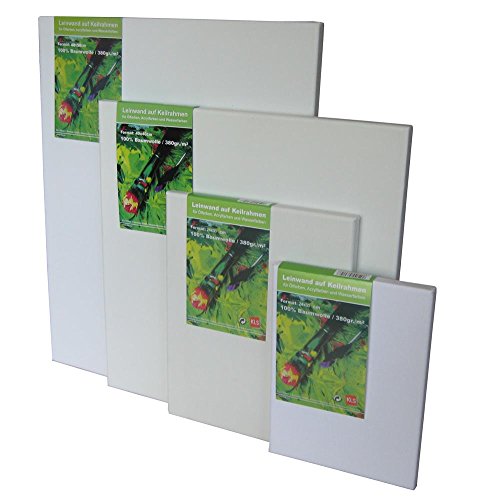 Artina Premium Leinwand auf Keilrahmen 50x50 cm 380g/m²