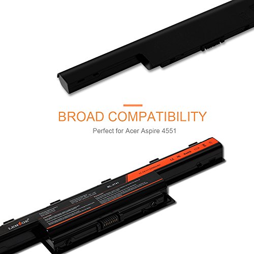 LENOGE Neue Laptop-Batterie (Mit Samsung Zellen) für Acer Aspire 4253 4551 4552 4738 4741 4750 4771 5560 7750G und Acer TravelMate 4740 4740G 5735 5735Z 5740 5740G und Gateway NV55C - 2
